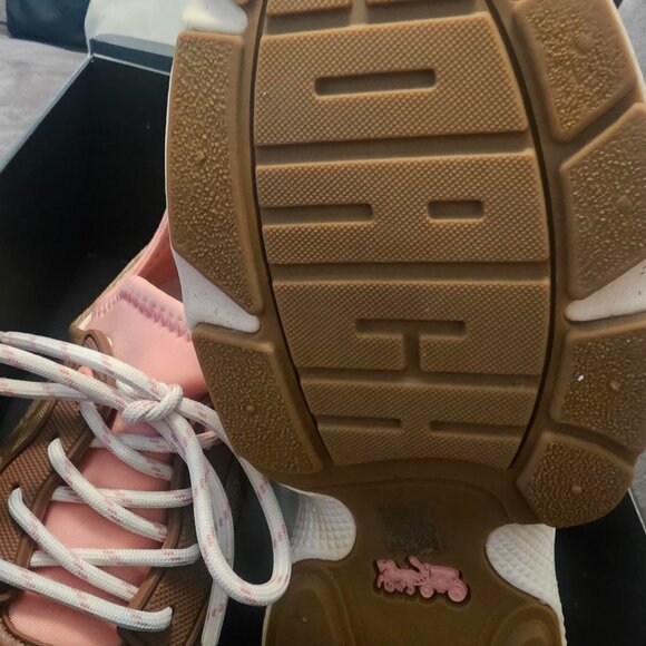 Coach C270 Sig Tech Runner Khaki/Saddle - Picture 2 of 3